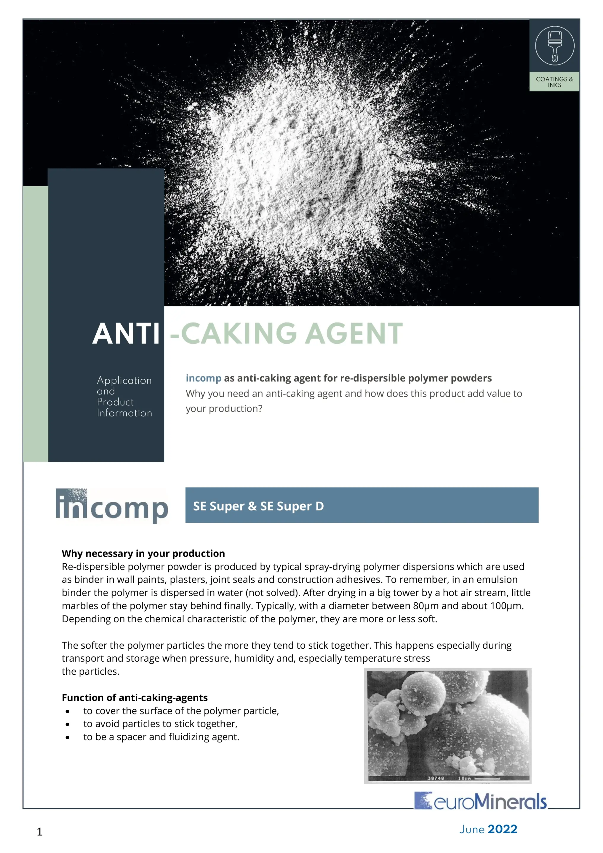 ANTI-CAKING AGENT